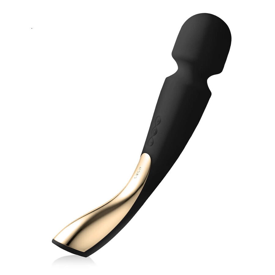 Lelo Smart Wand 2 Medium Black, aparat de masaj complet, mediu, negru