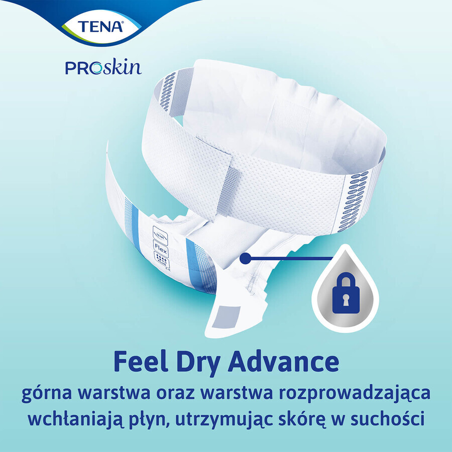 Tena Flex ProSkin, couches, taille S, 61-87 cm, Plus, 30 pcs