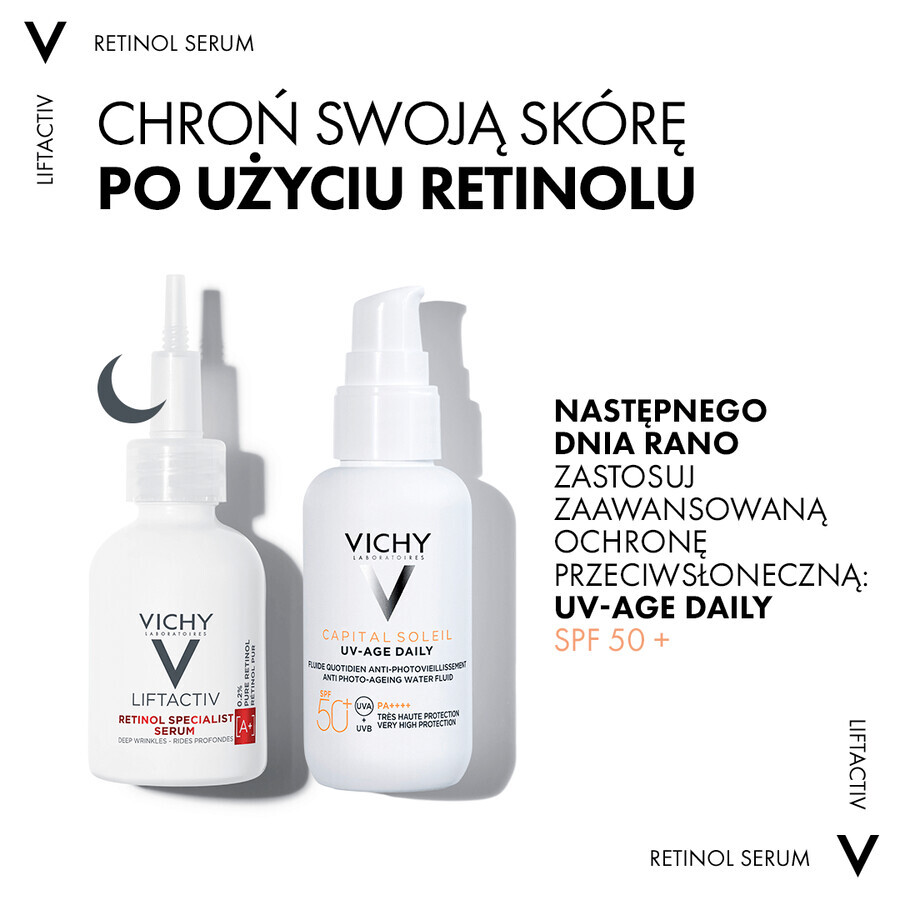 Vichy Liftactiv Retinol Specialist, ser antirid cu retinol, 30 ml