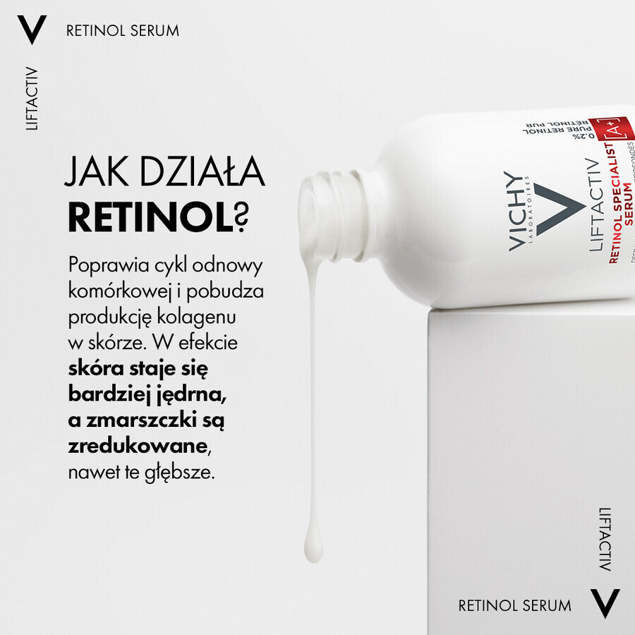 Vichy Liftactiv Retinol Specialist, ser antirid cu retinol, 30 ml