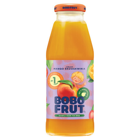 Bobo Frut Nectar de fructe, mere, mango, piersici, după 12 luni, 300 ml