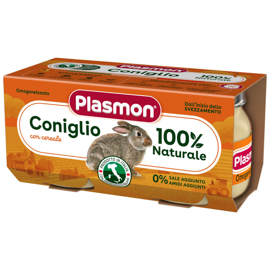 Plasmon Dinner, Kaninchen, nach 4 Monaten, 2 x 80 g