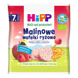 HiPP Rice Krispies Bio, zmeură, după 8 luni, 30 g