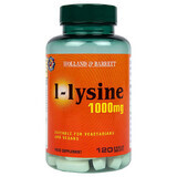 Holland &amp; Barrett L-lizină, L-lizină 1000 mg, 120 comprimate