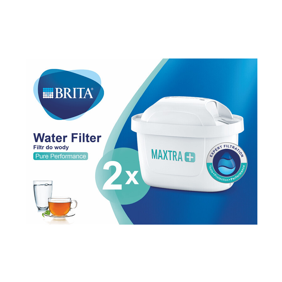 Filtru de apă Brita Maxtra+ Pure Performance, 2 bucăți