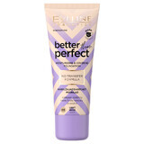 Eveline Cosmetics Better Than Perfect, fond de ten hidratant și acoperitor, nr. 03, bej deschis, 30 ml