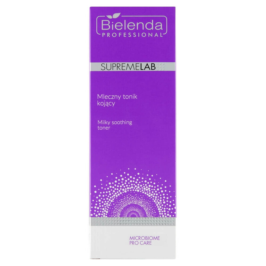 Bielenda Professional SupremeLAB Microbiome Pro Care, tonico lattiginoso microbiotico lenitivo, 200 ml