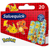 Salvequick, plasturi pentru bandaje, Pokemon, 20 bucăți