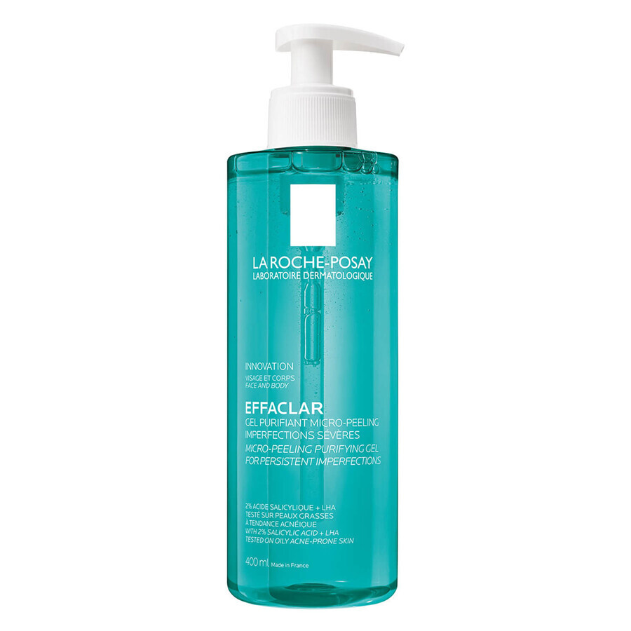 La Roche-Posay Effeclar, gel micropeeling, 400 ml