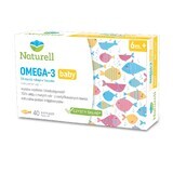 Naturell Omega-3 Baby, pentru sugari de peste 6 luni, 40 de capsule twist-off