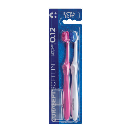 Curasept Extra Soft 012 Duopack, cepillo de dientes, 2 piezas