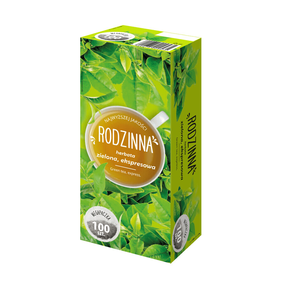 Rodzinna Zielona, ceai verde, 1.3g x 100 pliculețe