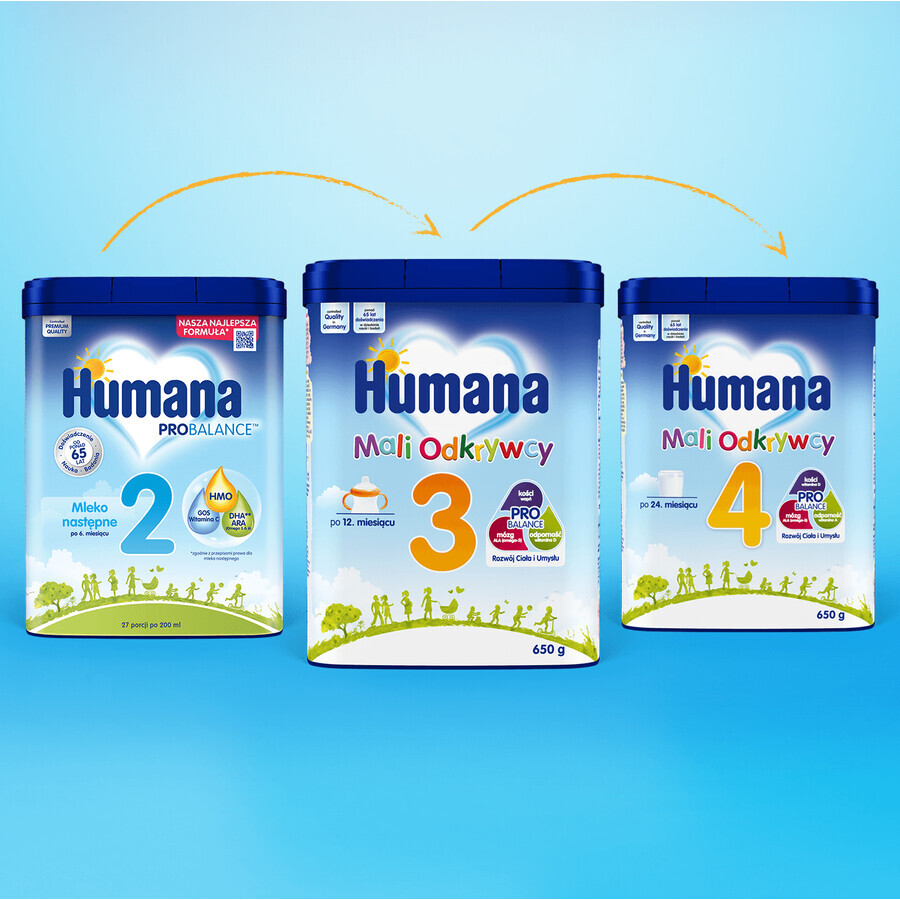 Humana ProBalance 2, latte di proseguimento, dopo 6 mesi, 750 g