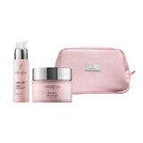 Iwostin Age Lift Set, Nachtcreme, trockene Haut, 50 ml + Iwostin Age Lift, Anti-Falten-Serum, Tag und Nacht, 30 ml + gratis Kosmetiktasche