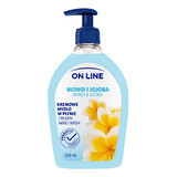 On Line, sapone liquido in crema, Monoi e Jojoba, 500 ml