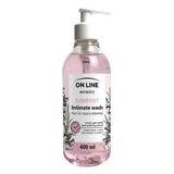 On Line Intimate Comfort, lozione per l'igiene intima con estratto di salvia, 400 ml