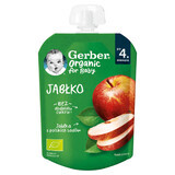 Gerber Desert organic în tub, măr, după 4 luni, 80 g