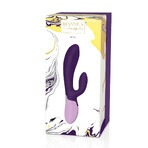 Rianne S Essentials Xena Rabbit Vibrator Deep Purple, vibromasseur lapin chauffant, violet, 1 pièce