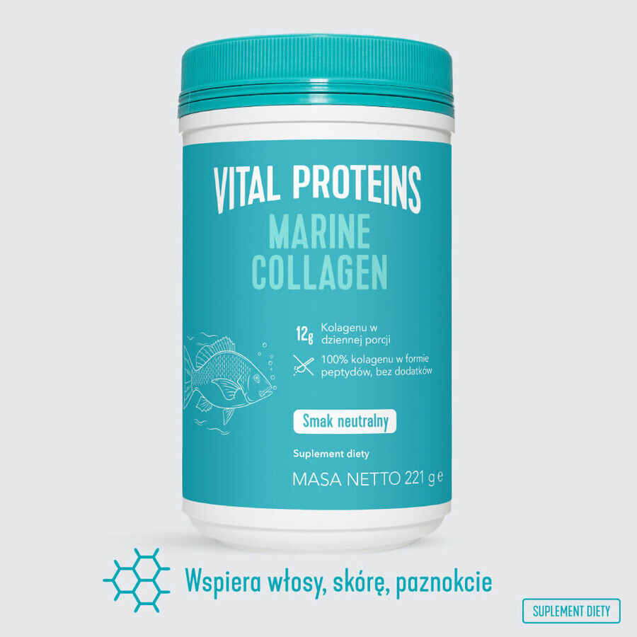 Vital Proteins Colagen marin, aromă neutră, 221 g