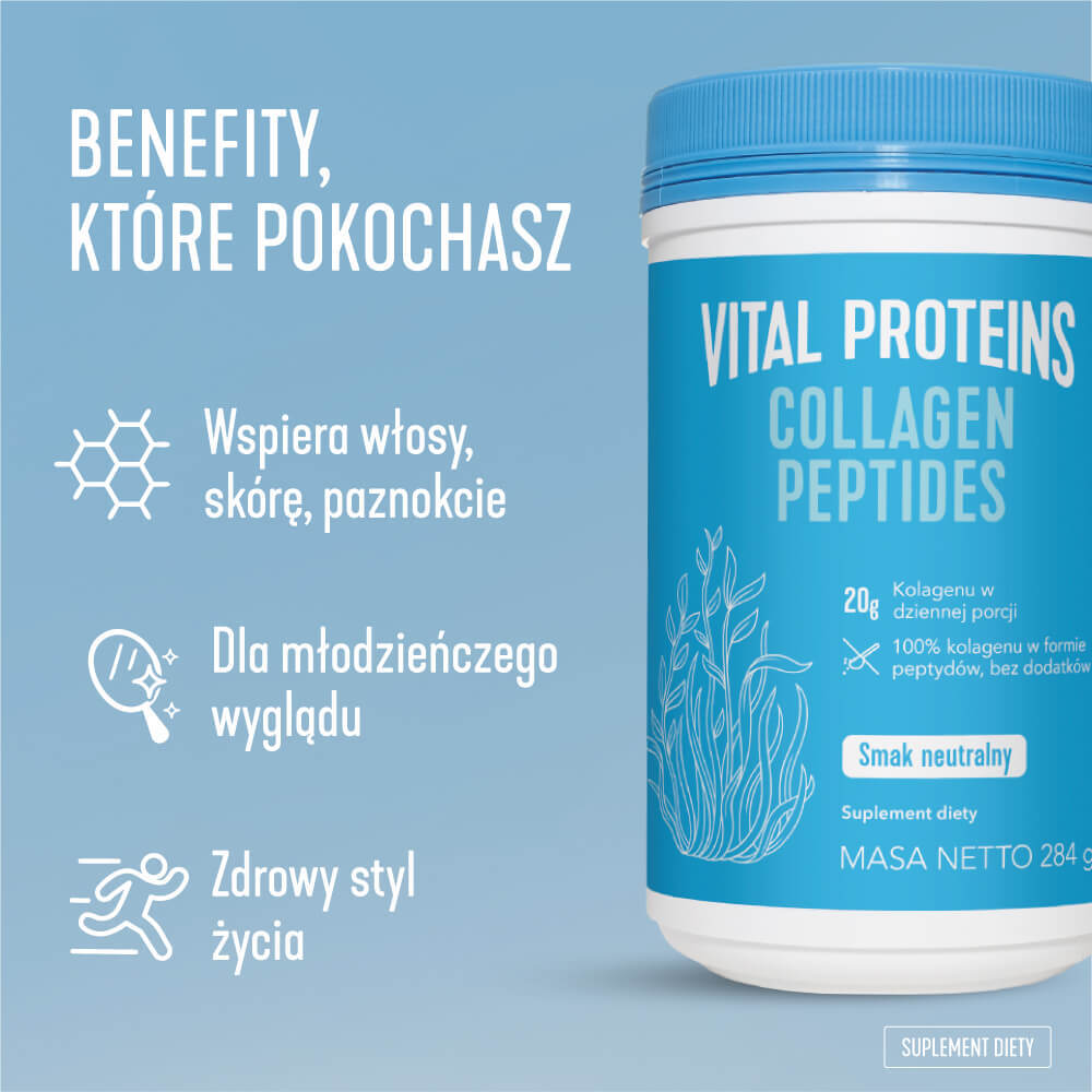 Peptide de colagen Vital Proteins, aromă neutră, 567 g