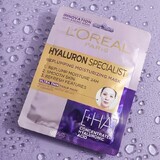 L'Oreal Hyaluron Specialist, mască de foi hidratantă și regenerantă, 30 g