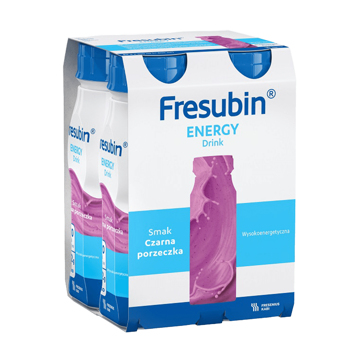 Băutură energizantă cu aromă coacăze negre Fresubin, 4 x 200 ml, Fresenius Kabi