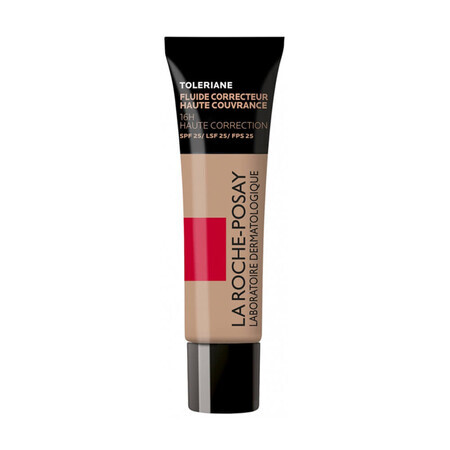 La Roche-Posay Toleriane, Fondotinta a copertura intensiva, tonalità 13, SPF 25, 30 ml 