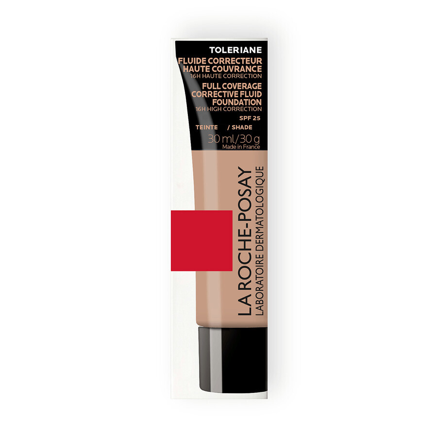 La Roche-Posay Toleriane, Foundation with intense coverage, shade 12, SPF 25, 30 ml