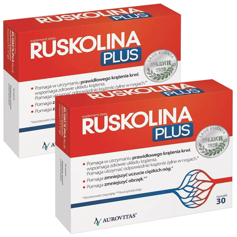 Set Ruskolina Plus, 2 x 30 capsule