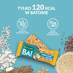 Bakalland BA! Baton de cereale, 5 cereale și nucă de cocos cu chia, fără zahăr adăugat, 30 g