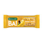 Bakalland BA! Baton de cereale, banane și cereale, 40 g