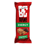 BeRAW! Energy, baton energetic, turtă dulce, ciocolată neagră, 40 g