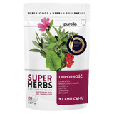 Purella Superherbs Immunity, mezcla de hierbas, 1,75 g x 20 sobres