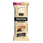 BeRAW! Protein, baton proteic, cheesecake vanilie, fără zahăr adăugat, 40 g