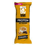 BeRAW! Protein, baton proteic, alune, ciocolată neagră, 40 g