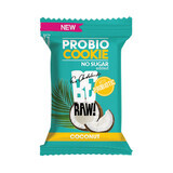 BeRAW! Probio, biscuiți probiotici, nucă de cocos, 18 g