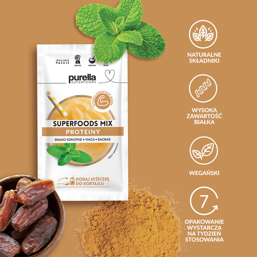 Purella Superfoods Eiwitmix, 40 g