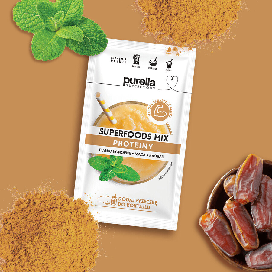 Purella Superfoods Eiwitmix, 40 g