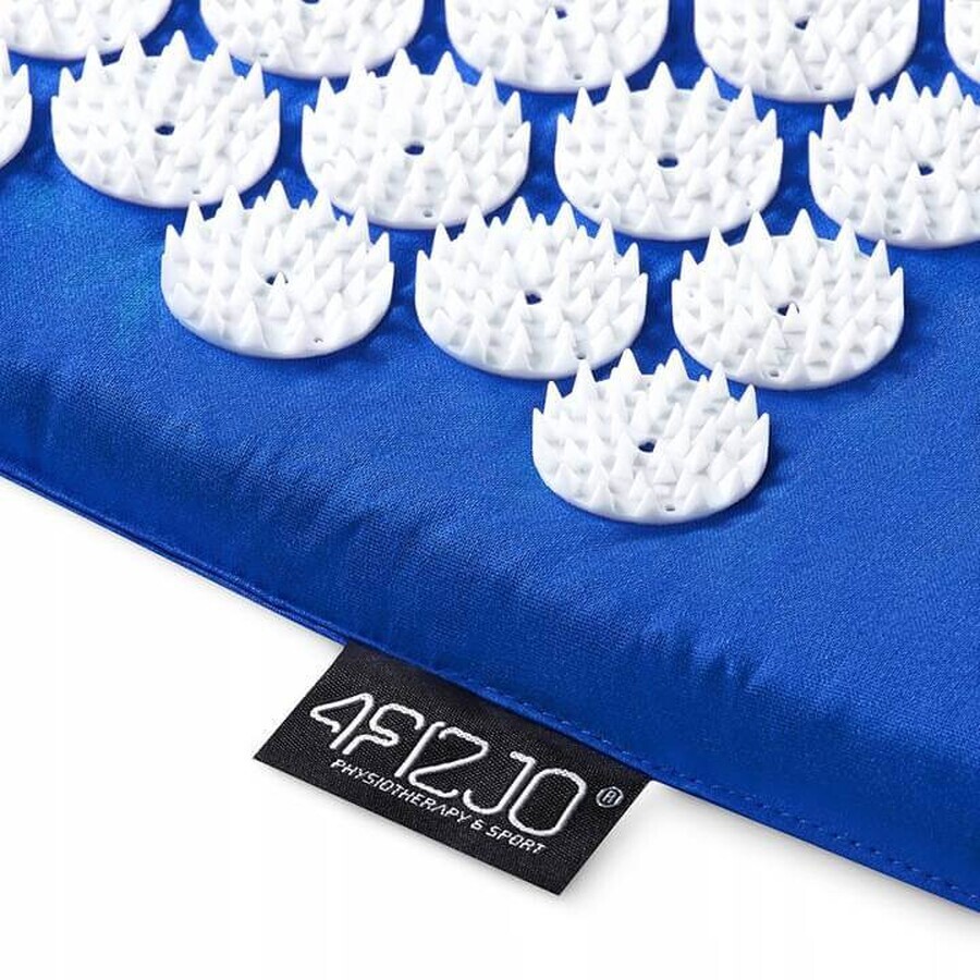 4Fizjo Acupressure Mat, covor de acupunctură, clasic, 72 cm x 42 cm, albastru și alb