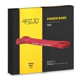 4Fizjo Power Band, bandă de rezistență pentru exerciții, roșu, 6-10 kg