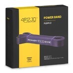 4Fizjo Power Band, bandă de rezistență pentru exerciții, violet, 17-26 kg