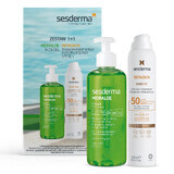 Set Sesderma Hidraloe, gel de corp, aloe vera, 250 ml + Repaskin, spray de protecție solară pentru corp, SPF 50+, 200 ml