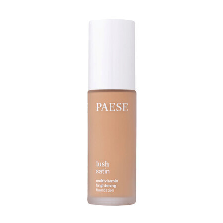 Paese Lush Satin, fondotinta illuminante vitaminico, n. 33 beige dorato, 30 ml