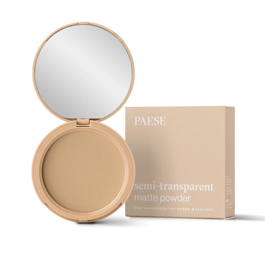 Paese, polvere opacizzante semitrasparente, 3A beige dorato, 9 g