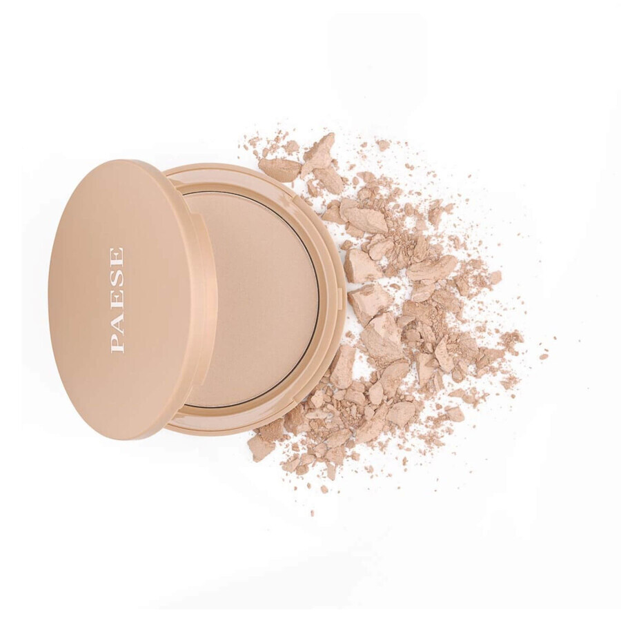 Paese Glowing Powder, pudră presată iluminatoare, 12 Natural Beige, 10 g