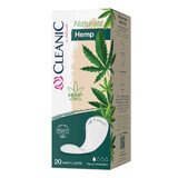 Cleanic Naturals Hemp, tampoane sanitare cu bumbac organic și fibre de cânepă, 20 bucăți