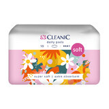 Cleanic Prosoape sanitare moi, cu aripi, zi, 10 buc