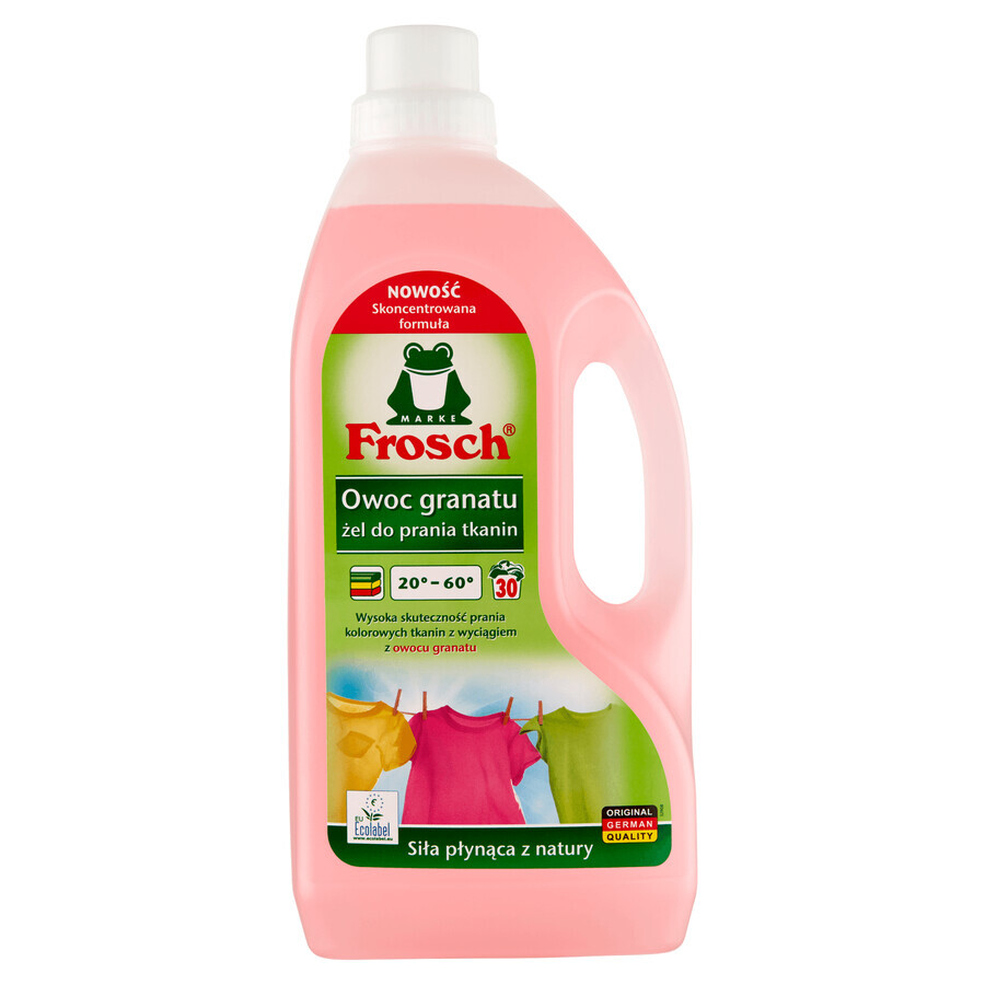 Frosch, gel de spălat țesături, rodie, 1.5 l