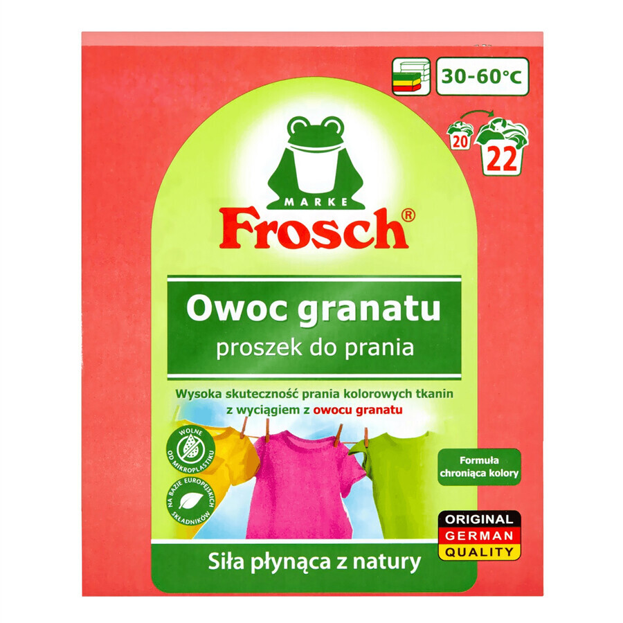 Frosch, detersivo per tessuti, frutto di melograno 1,45 kg