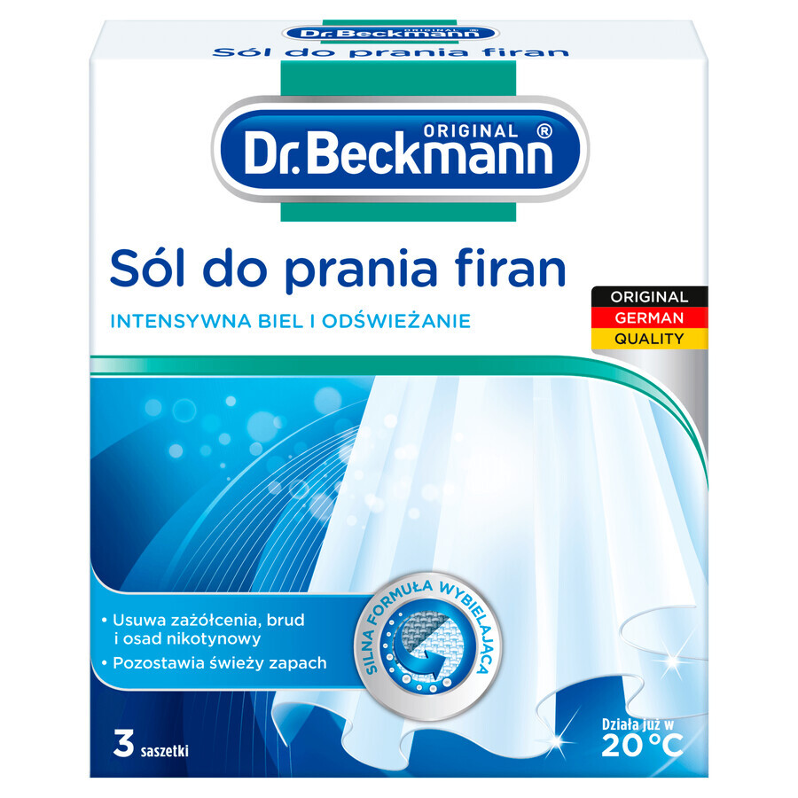 Dr. Beckmann, curtain washing salt, 3 x 40 g